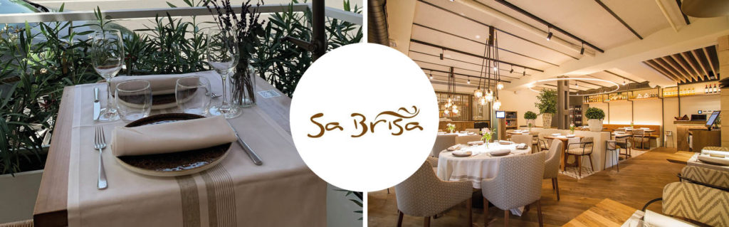 Terraza y salón del Restaurante Sa Brisa, cocina ibicenca en Madrid.