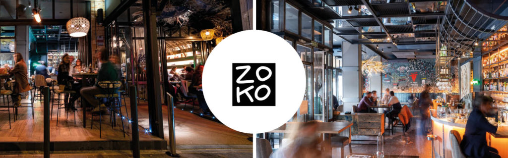 Terraza e interior de los restaurantes Zoko, una apuesta segura te decidas por Zoko Retiro o Valdemarín para degustar el mejor atún de Almadraba en Madrid.